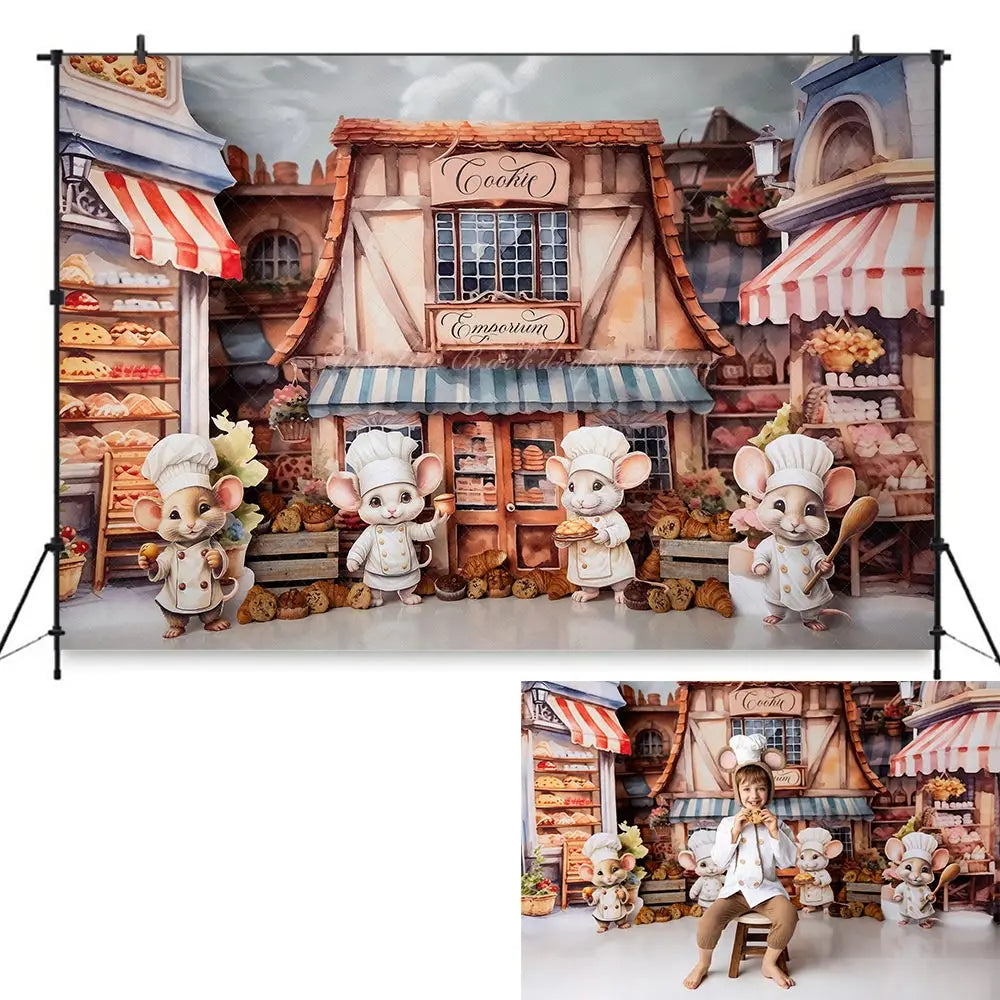Hot Cocoa Factory Backdrop Kids Baby Cake Smash Photography Props Child Adult Birthday Studio Backgrounds