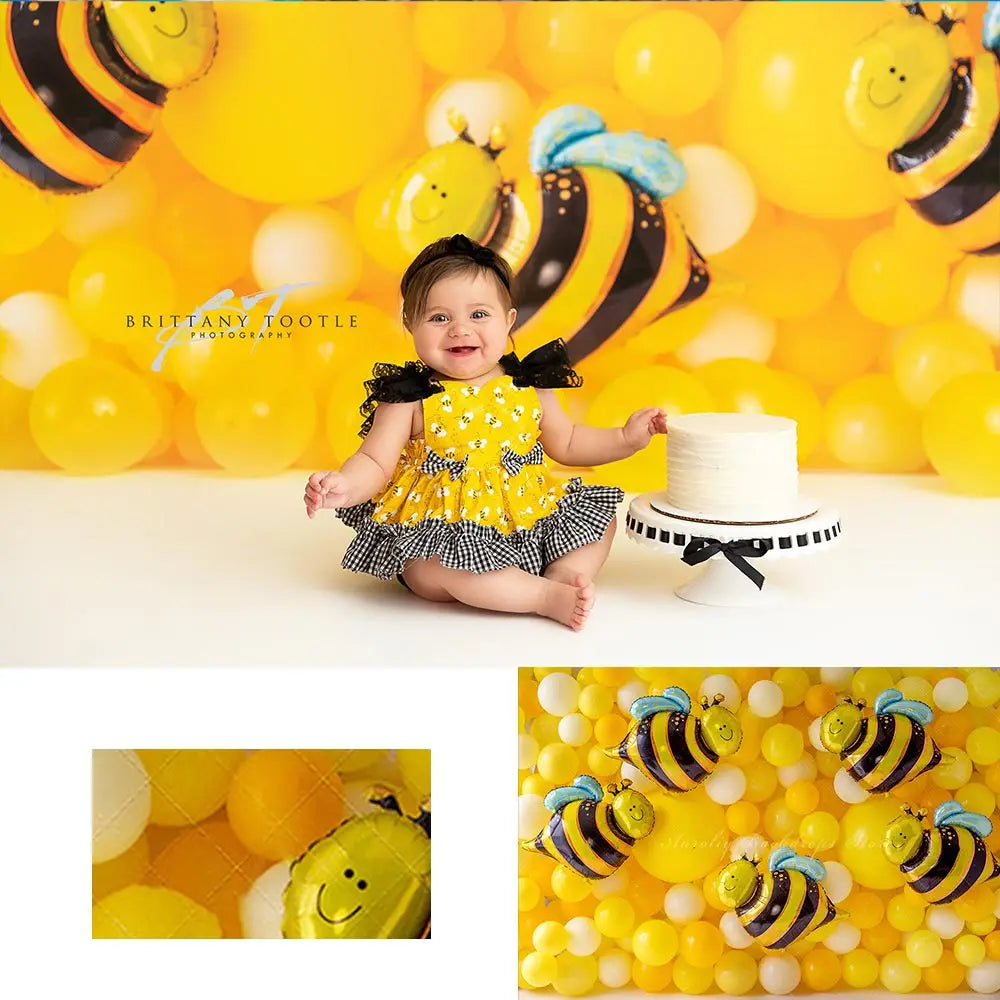 Honey newest Bee Photo Backdrop