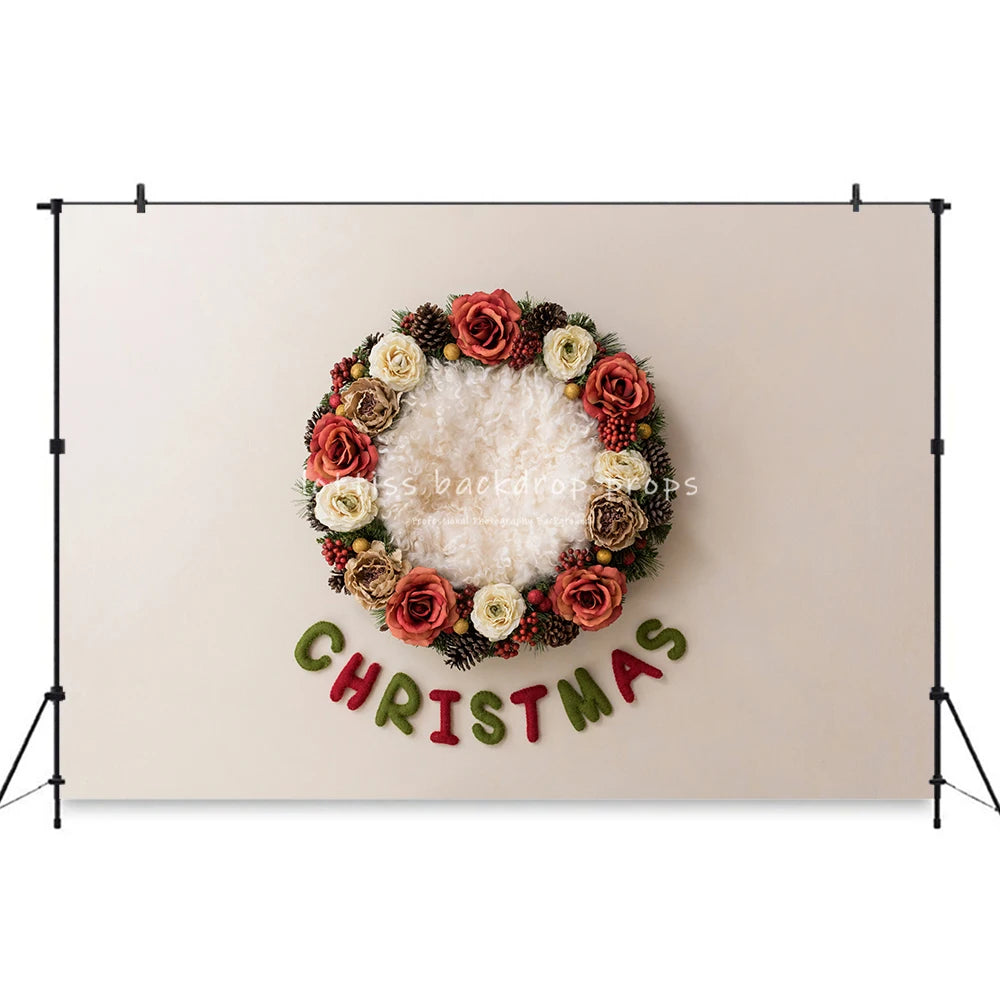 Newborn Christmas Photography Backdrops Kids Baby Photocall Valentine's Day Child Birthday Cake Smash Photocall Backgrounds