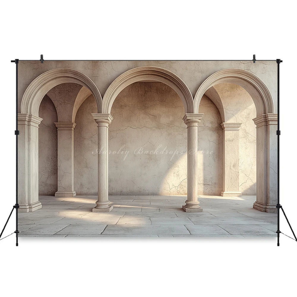 Retro Arch Door Photography Backdrop Kids Baby Portrait Photocall Decors Archway Brick Wall Child Adult Studio Backgrounds