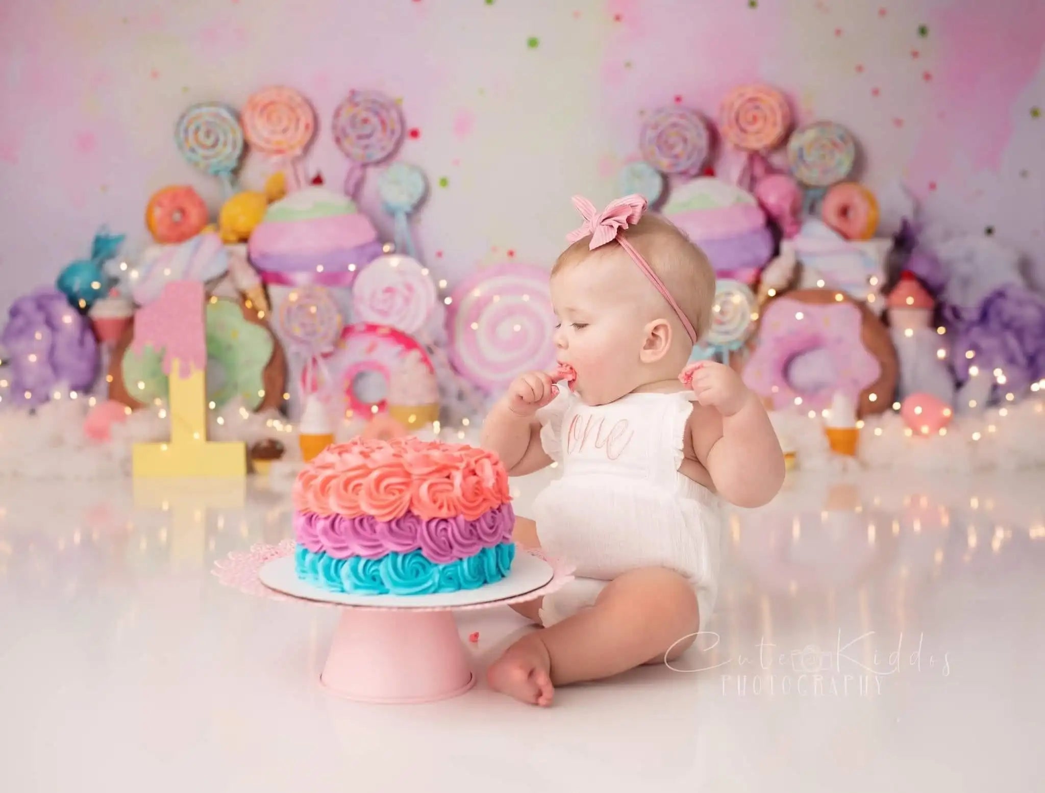 Candy Store Backdrops Kids Baby Cake Smash Photogrpahy Props For Photostudio Child Adult Photocall Background