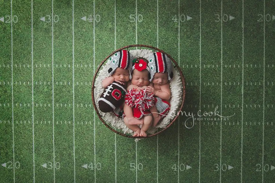 Football Field Newborn Baby Photography Backdrop Kids Baby Cake Smash Photocall Decors Child Adult Studio Backgrounds