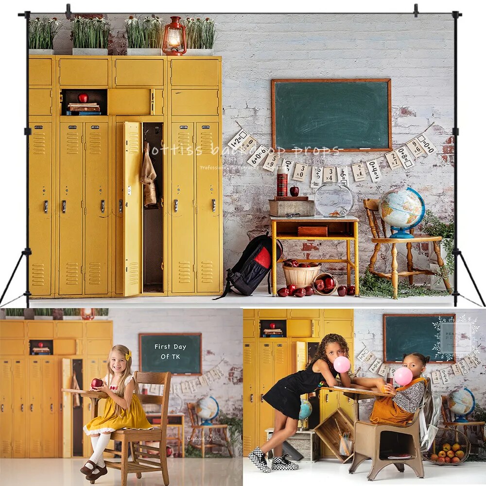 Clever Classroom Backdrops Kids Photography Props Child Baby Back To School Theme Background