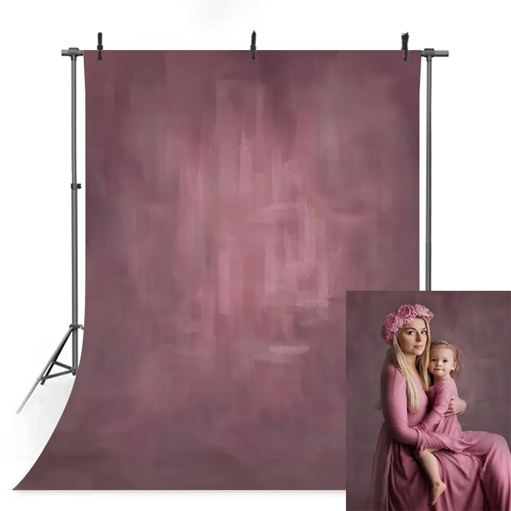 Art Abstract Photography Backdrops Adult Kids Birthday Baby Portrait Background Pregnant Wedding Retro Solid Color Photo Props