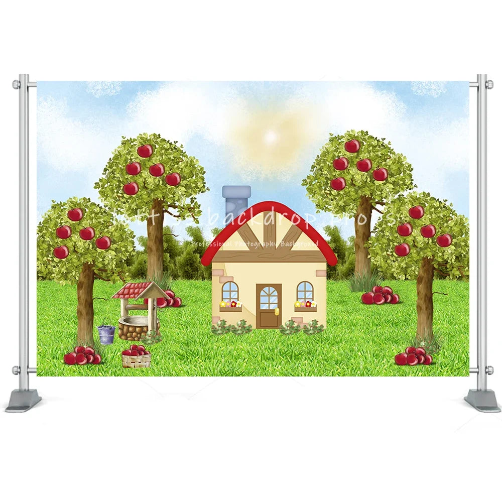 Farm Theme Kids Photography Background Old Barn Balloons Cake Smash Birthday Party Baby Newborn Artistic Backdrop Photo Studio