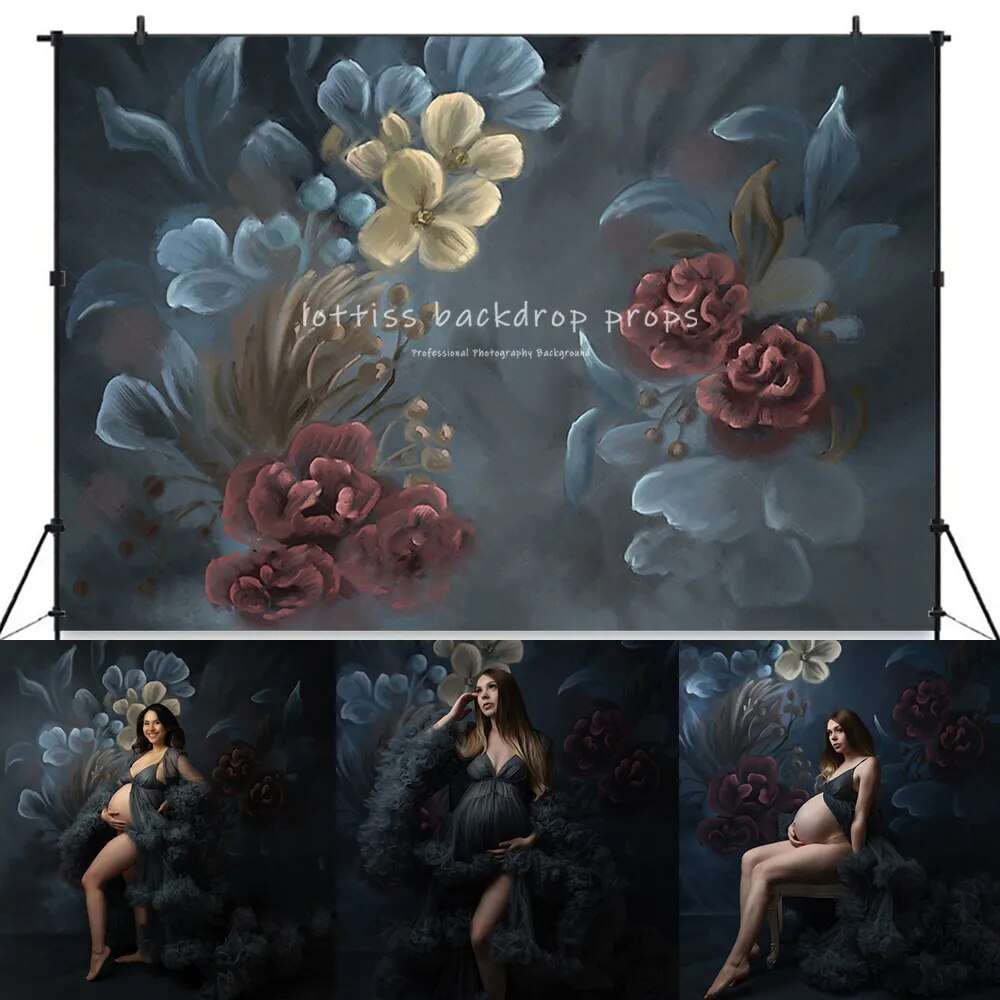 Art Floral Photography Backdrop Girls Adult Portrait Pregnant Woman Photocall Photostudio Children Baby Photostudio Background