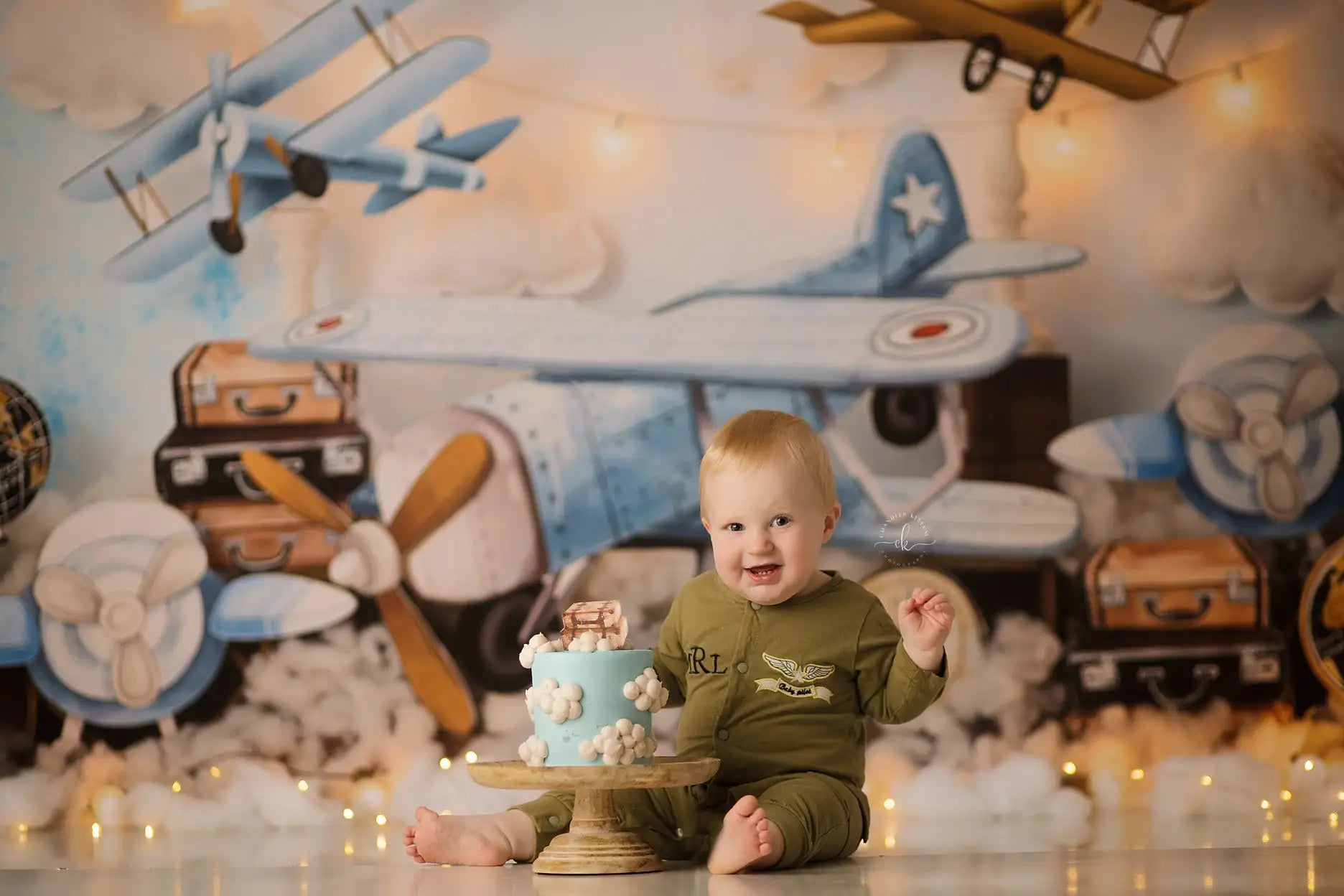 Vintage Planes Photography Backdrop Kids Baby Cake Smash Photocall Decors Adventure Child Boys Adult Birthday Studio Backgrounds