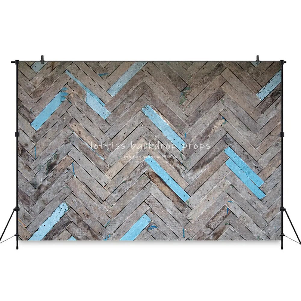 Zig Zag Wooden Board Floor Backdrops White Brown Plank Photography Z-shaped Texture Wood Background For Photostudio Props