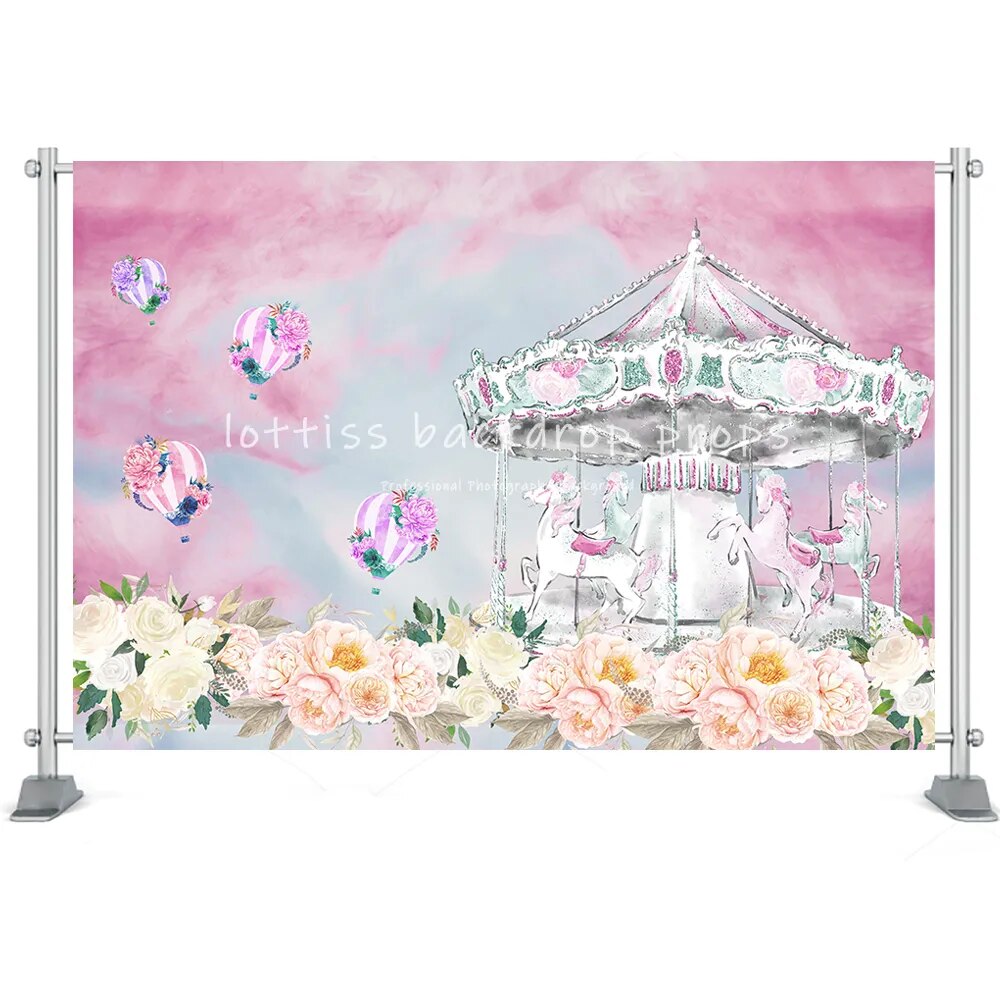 Toile de fond pour photographie de Ballet de filles, fournitures de ballerine, décor de danse pour gâteau d'anniversaire, accessoires de Smash, arrière-plan de danseuse pour réception-cadeau pour bébé 