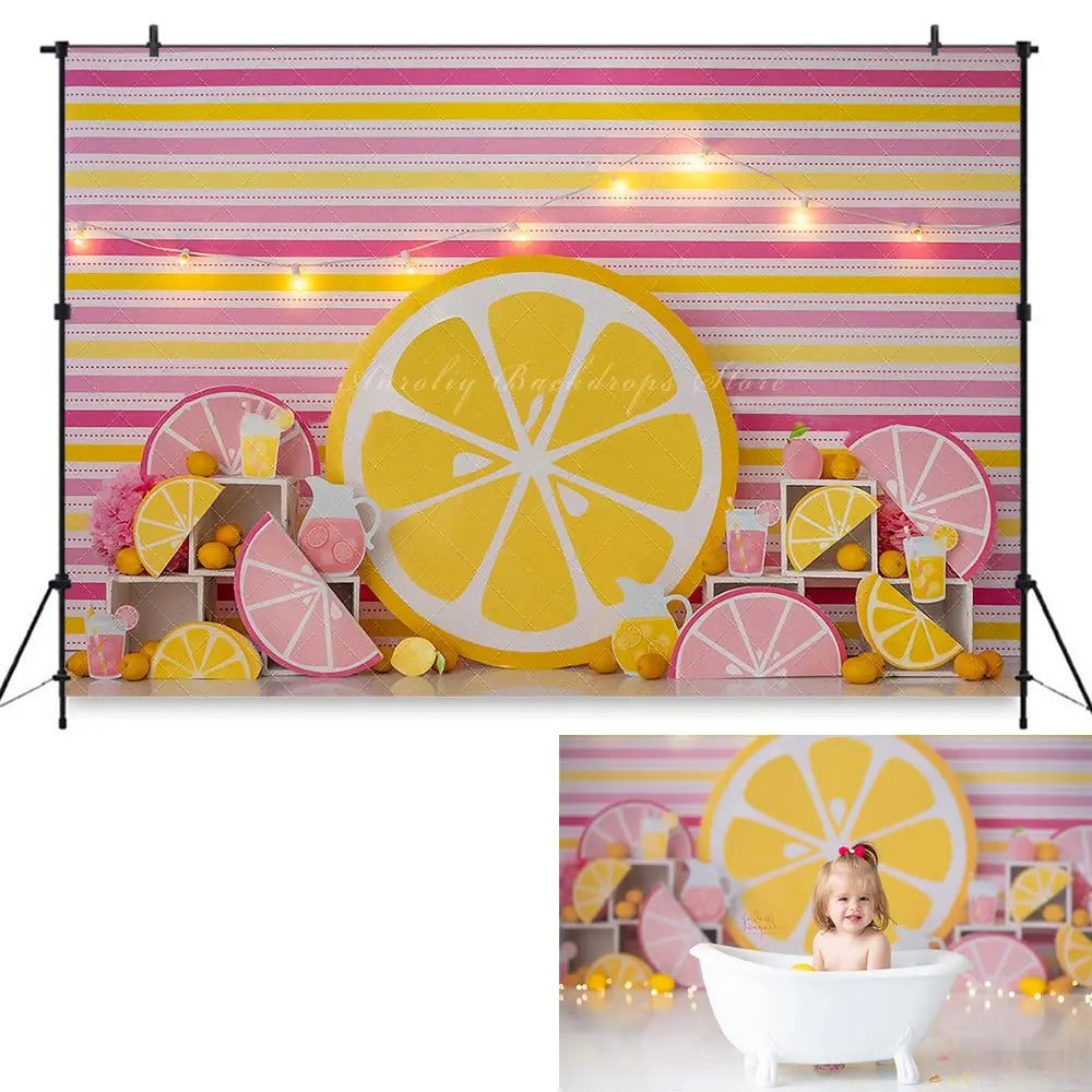 Freshly Picked Photography Backdrop Strawberry Kids Baby Cake Smash Photocall Decors Child Girls Adult Studio Backgrounds