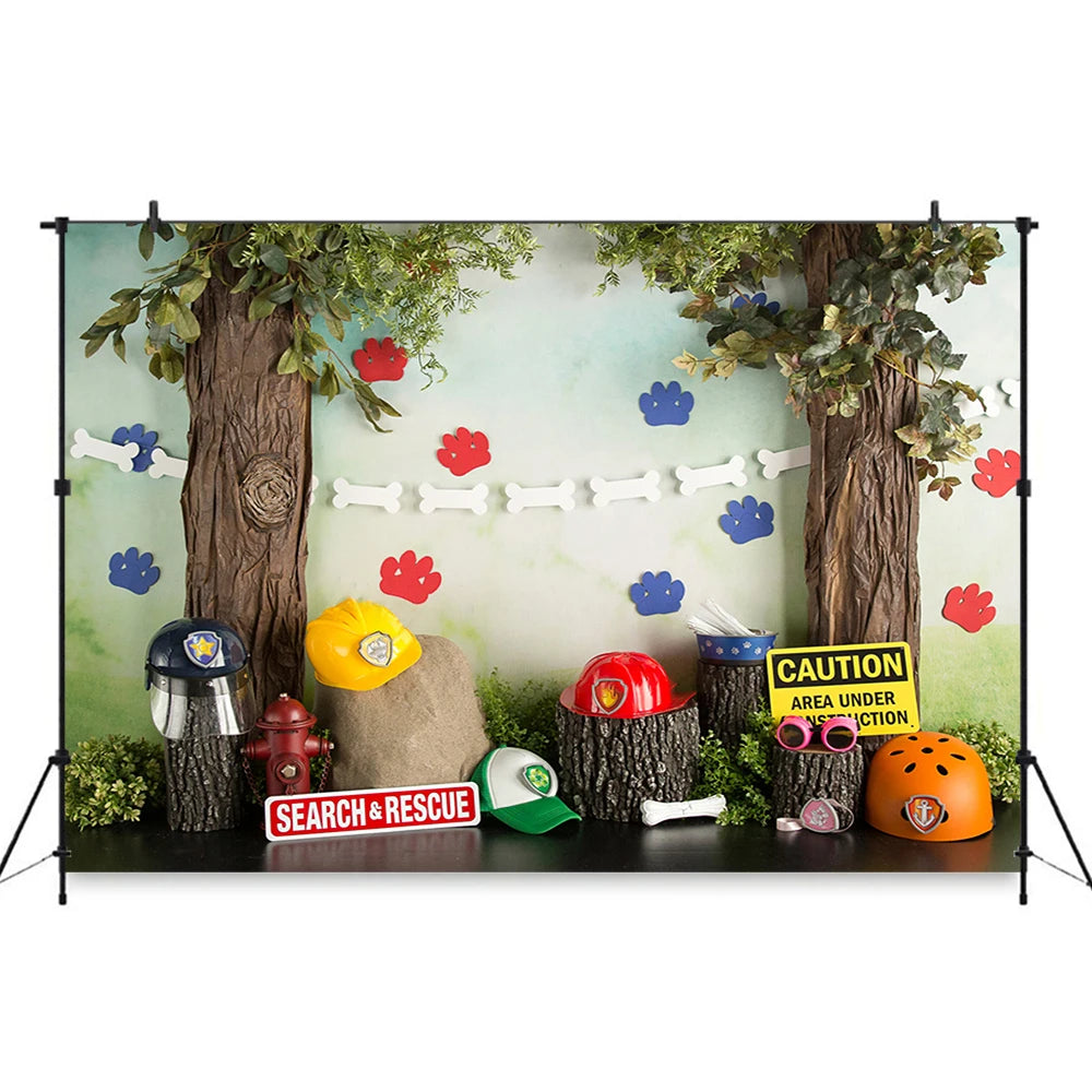 Cartoon Animation Storybook Cars Photo Background Monsters Party Photography Backdrop Birthday Cake Smash Photo Studio Props