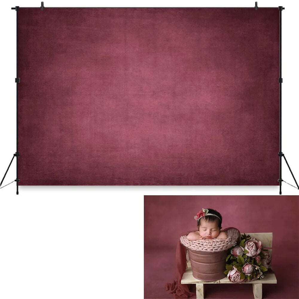 Adult Portrait Solid Color Backdrop Photography Retro Texture Child Newborn Baby Professional Background Kids Photo Shoot Props