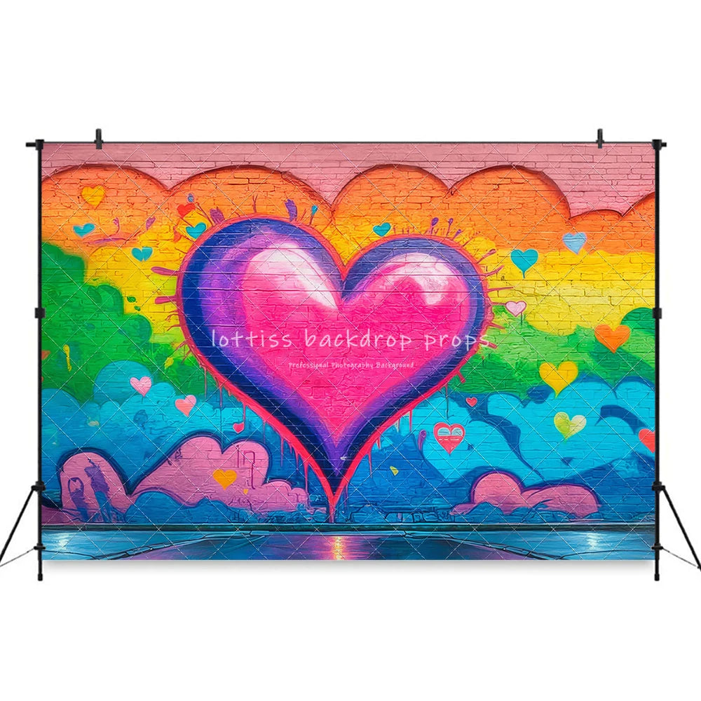 Valentine's Day Floral Candy Store Backdrops Kids Adult Photography Child Baby Photocall Rosy Truck Spring Street Stores Backgro