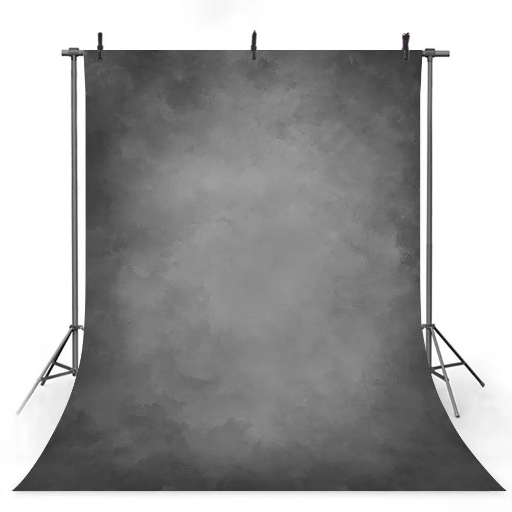 Grey Backdrop Black Solid Color Background Abstract Art Texture Props Children Adult Portrait Photocall Girl Baby Photostudio