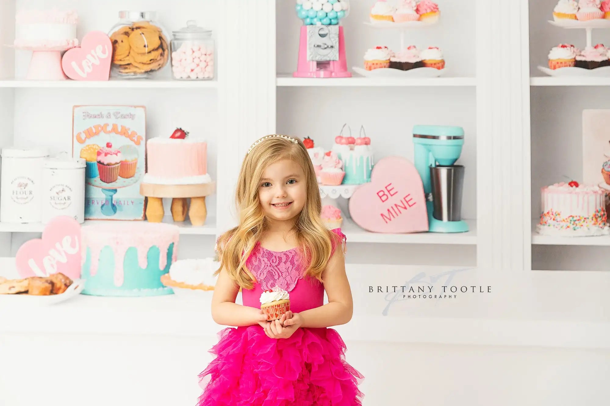 Valentine Cups Backdrops Kids Girl Photography Child Adult Photocall Baby Child Photocall Valentine's Day Kitchen Backgrounds