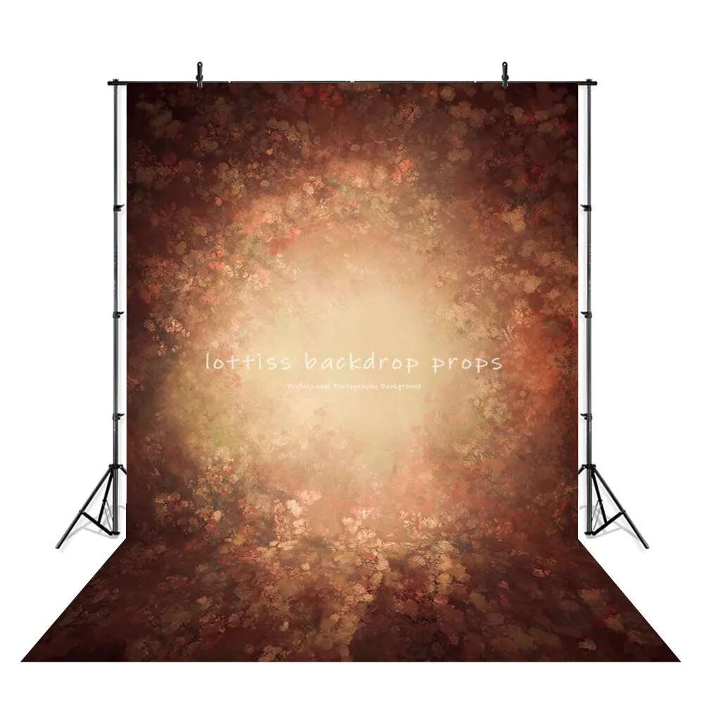 Art Abstract Floral Vinyl Backdrop For Adult Portrait Photography Painting Flower Pregant Kids Newborn Photoshoot Background