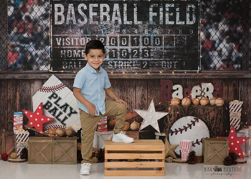 Strike Zone Photography Backdrop Baseball Sports Kids Baby Cake Smash Photocall Decors Child Adult Photo Studio Backgrounds