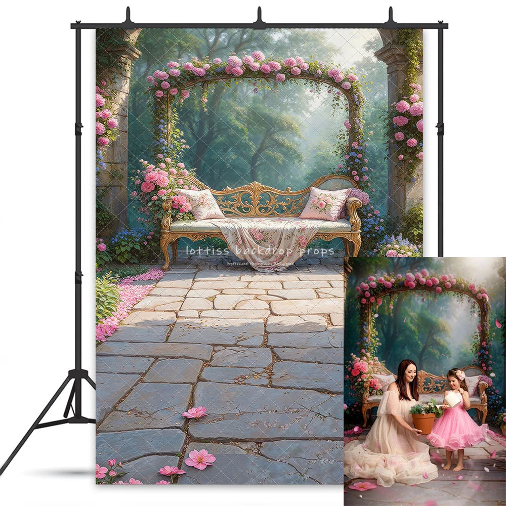 Classic Valentine's Day Backdrops Kids Lover Photography Child Adult Photocall Decors Rose Canvas Kitchen Theme Backgrounds