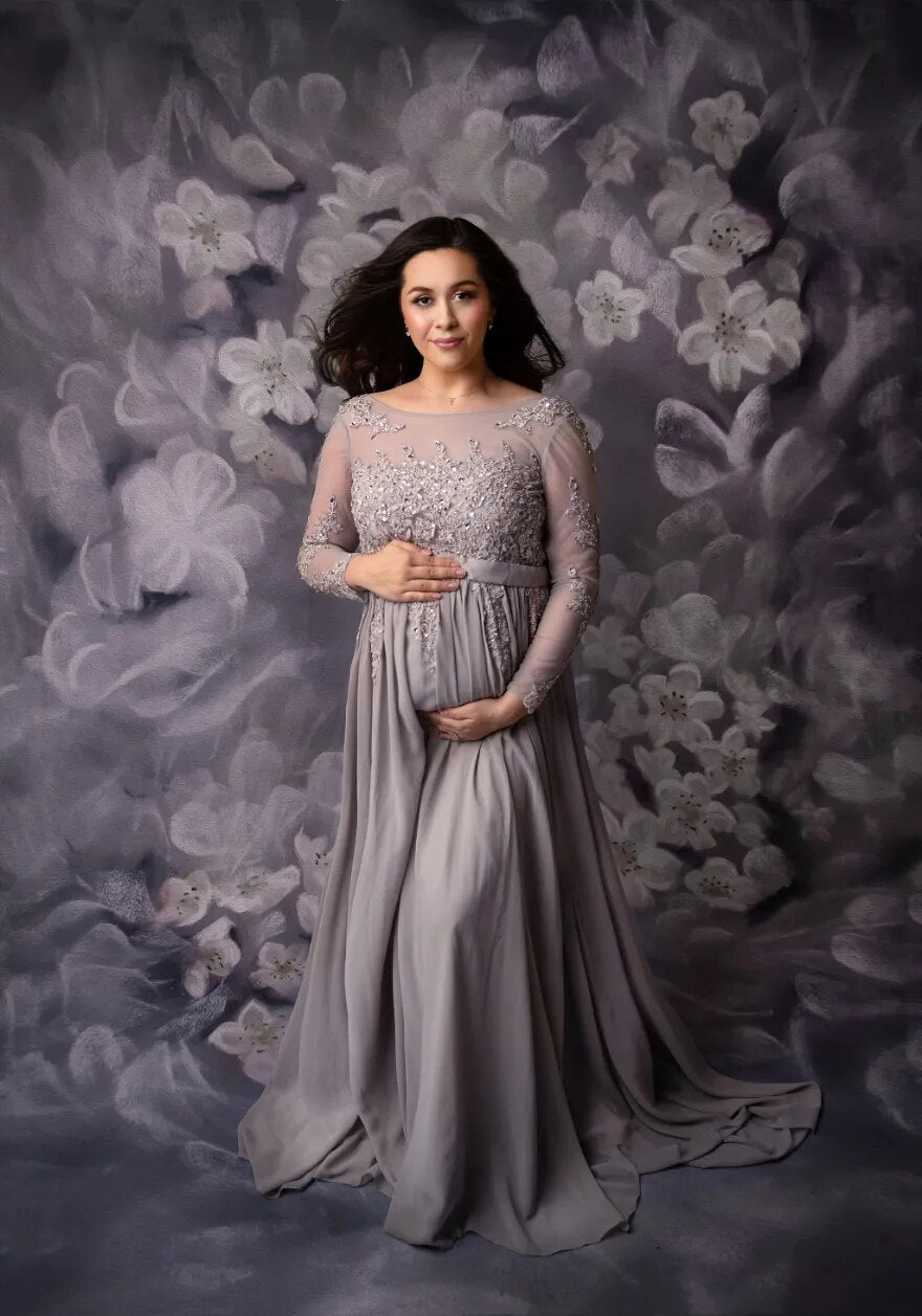 Oil Painting Flower Photography Backdrop Kids Pregnant Woman Art Portrait Photography Background For Photo Studio