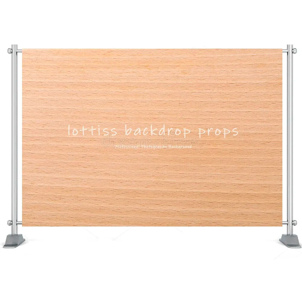 Light Brown Wood Board Background For Photography Baby Birthday Party Kids Portrait Rustic Planks Backdrop Cloth