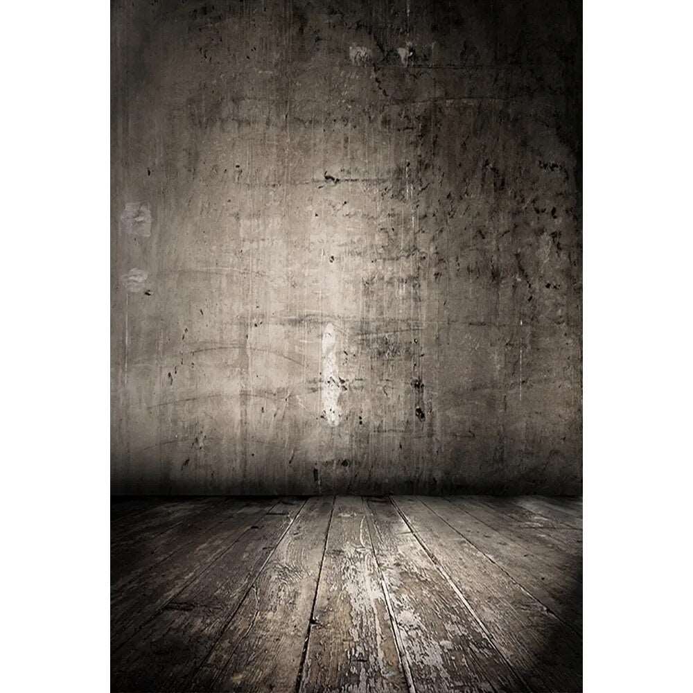 Art Fabric Photography Backdrops Props Wooden Floor Concrete Brick Wall Baby Portrait Photo Studio Background 21802ZTN-02