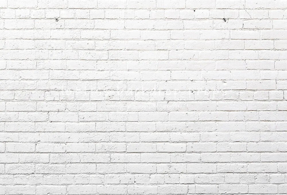 White Brick Wall Backdrops Old Bricked Brick-wall Wallpaper Kids Pregant Portrait Adult Birthday Decor Photography Background