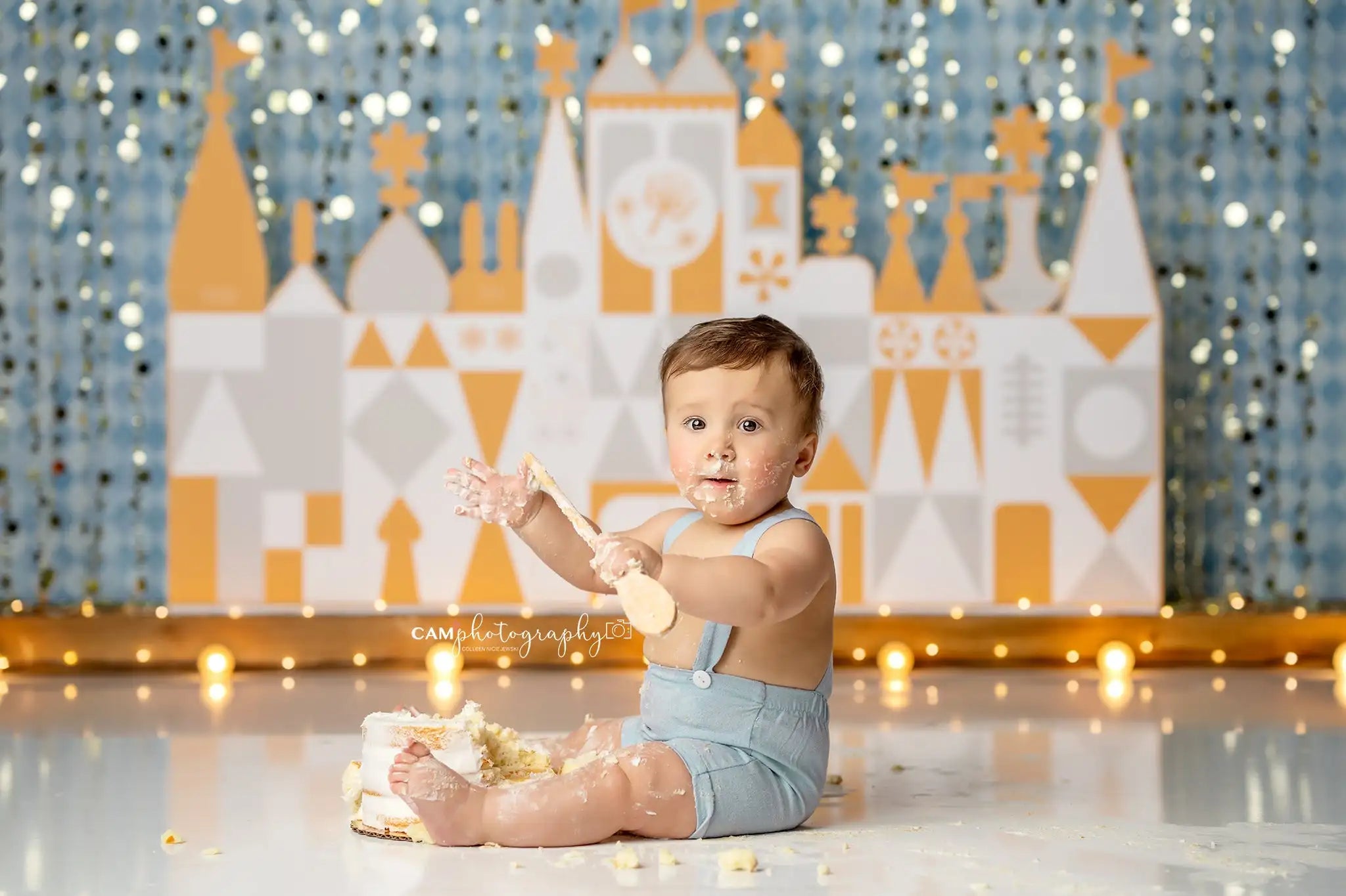 Royal Castle Photo Backdrop Kids Baby Cake Smash Photography Props Child Boys Adult Birthday Studio Backgrounds