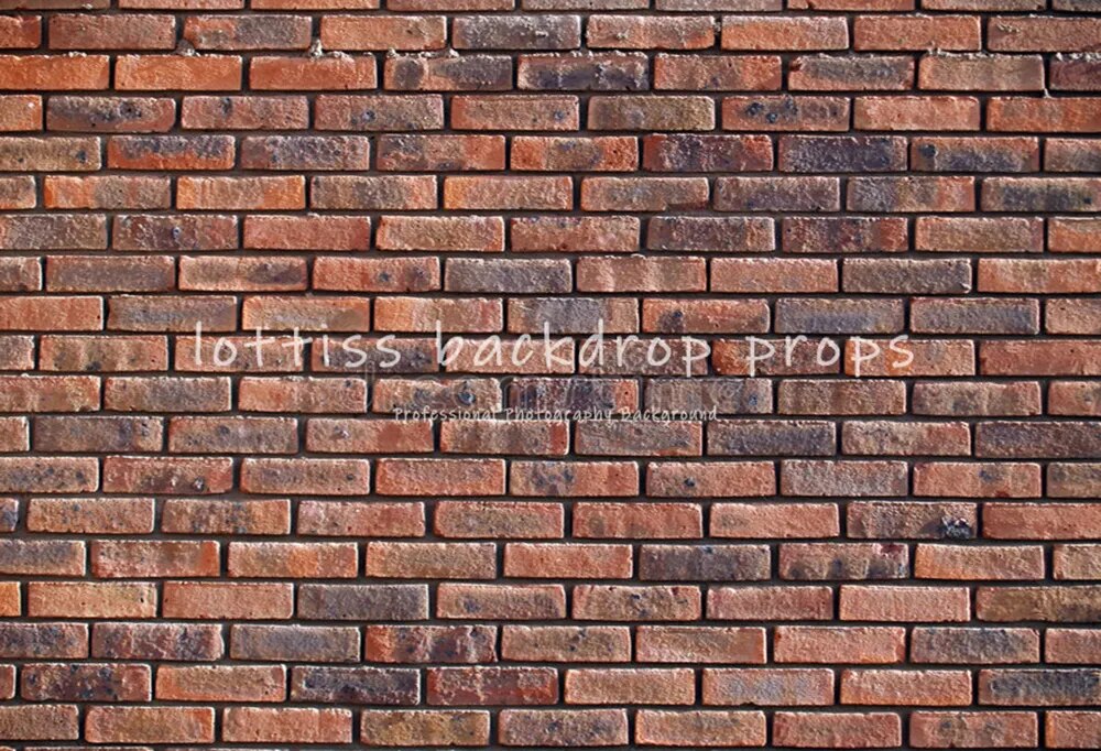 Brick Wall Vinyl Backdrops Old Red Brick-wall Wallpaper Adult Pregant Portrait Child Birthday Photo Decor Photography Background