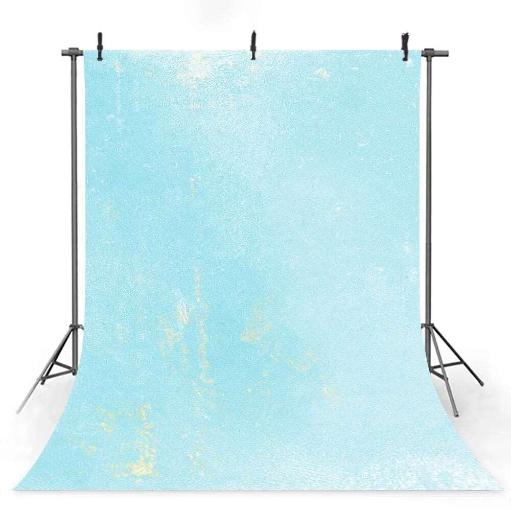 Abstract Daub Canvas Backdrops Kids Child Photography Baby Photocall Props Gold Blue Art Texture Background Photostudio Props