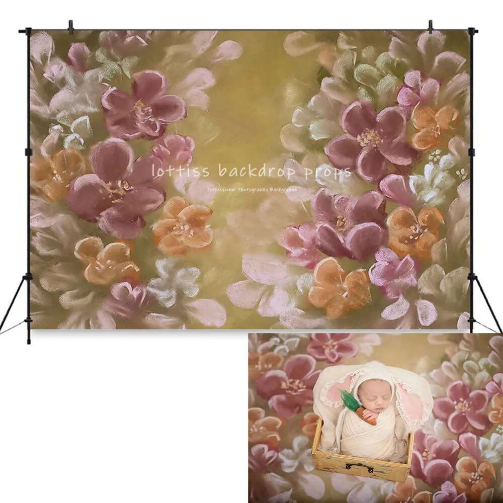 Abstract Texture Floral Photographic Studio Photo Background Newborn Baby Birthday Pregnant Woman Garden Portrait Backdrops