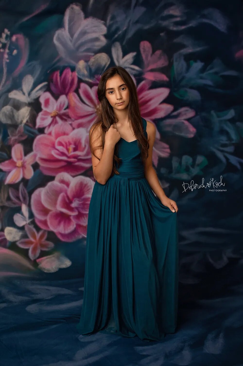 Fine Art Floral Backdrops Adult Portrait Girl Pregnant Woman Photography Child Baby Photostudio Props Garden Flower Background