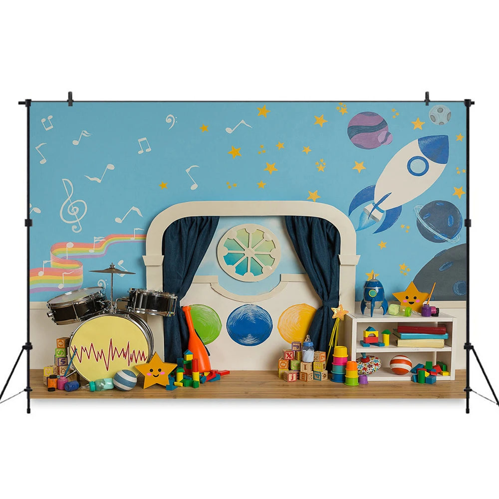 Cartoon Animation Storybook Cars Photo Background Monsters Party Photography Backdrop Birthday Cake Smash Photo Studio Props