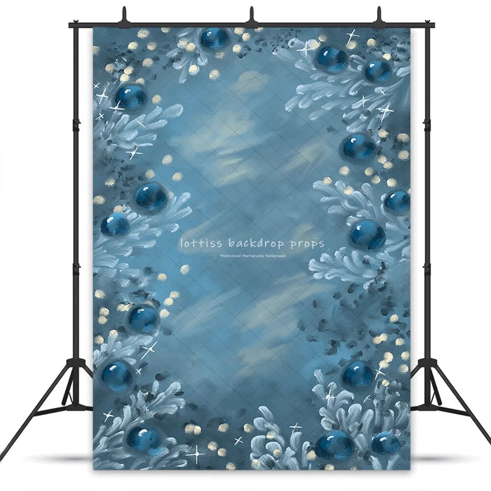 Christmas Floral Backdrops Kids Adult Photography Props Child Baby Pregnant Woman Photocall Winter Flower Background