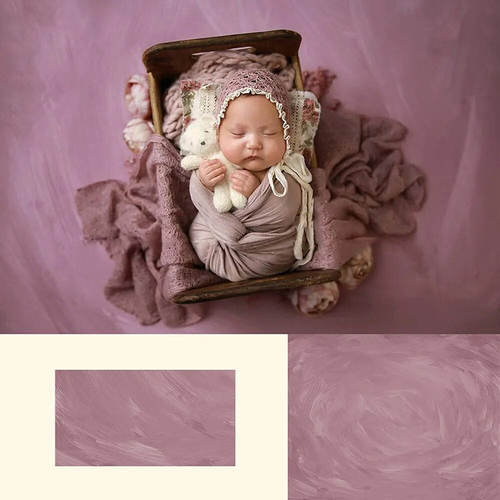 Couleur unie enfants photographie toile de fond gâteau prendre photocall bébé nouveau-né anniversaire Photostudio accessoires pur rétro fond coloré 