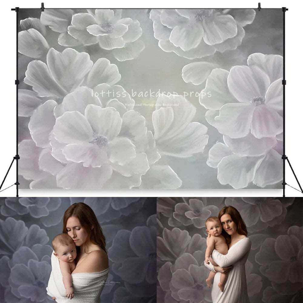 Art Floral Photography Backdrop Girls Adult Portrait Pregnant Woman Photocall Photostudio Children Baby Photostudio Background