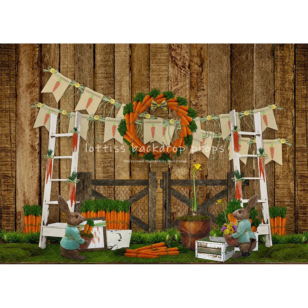 Barnwood Spring Easter Backdrops Kids Girl Photography Props Child Photocall Wooden Wall Eggs Festival Backgrounds