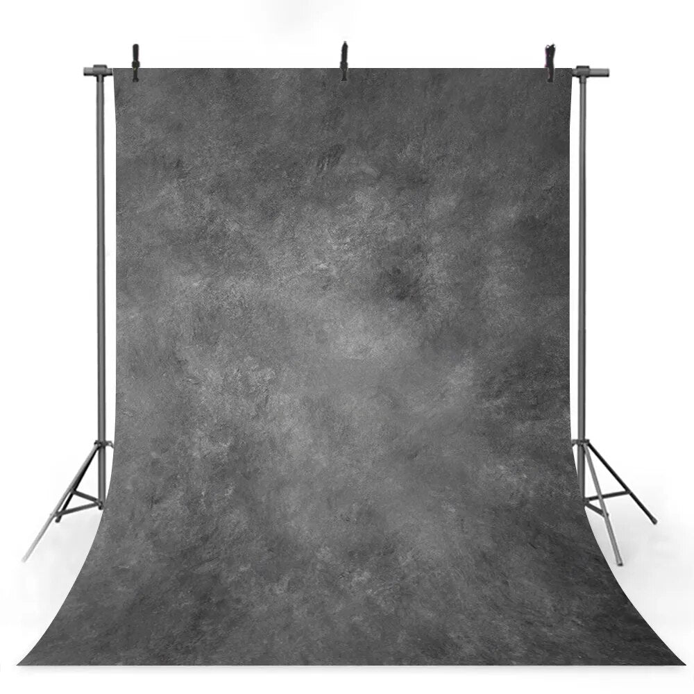 Grey Backdrop Black Solid Color Background Abstract Art Texture Props Children Adult Portrait Photocall Girl Baby Photostudio