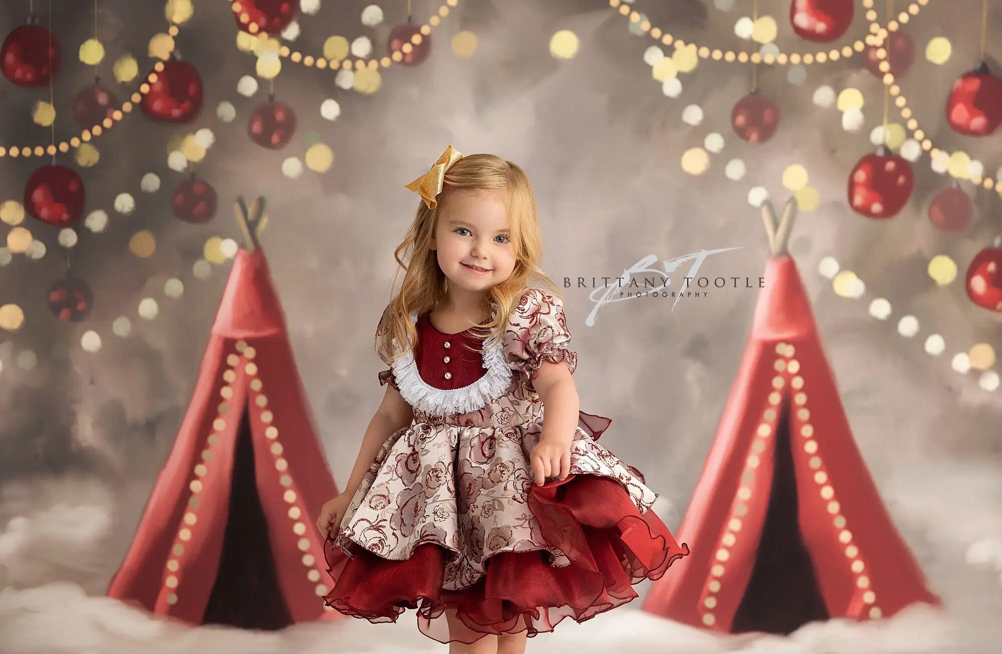 Christmas Holiday Backdrops Xmas Circus Background Family Kids Portrait Props Adult Child Snowy Forest Photography Photostudio