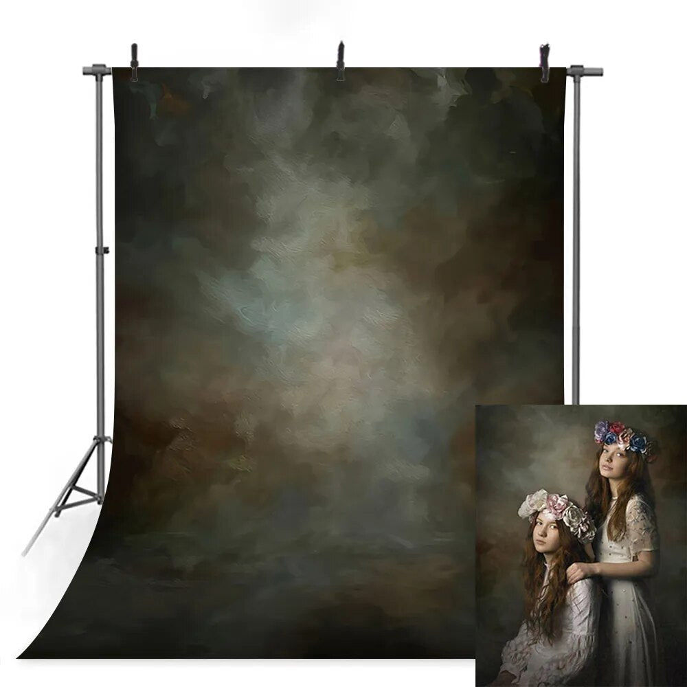 Arrière-plan de photographie abstraite en Polyester, décor de Portrait d'enfants enceintes, peinture à l'huile, Texture artistique, accessoires Photo d'anniversaire 