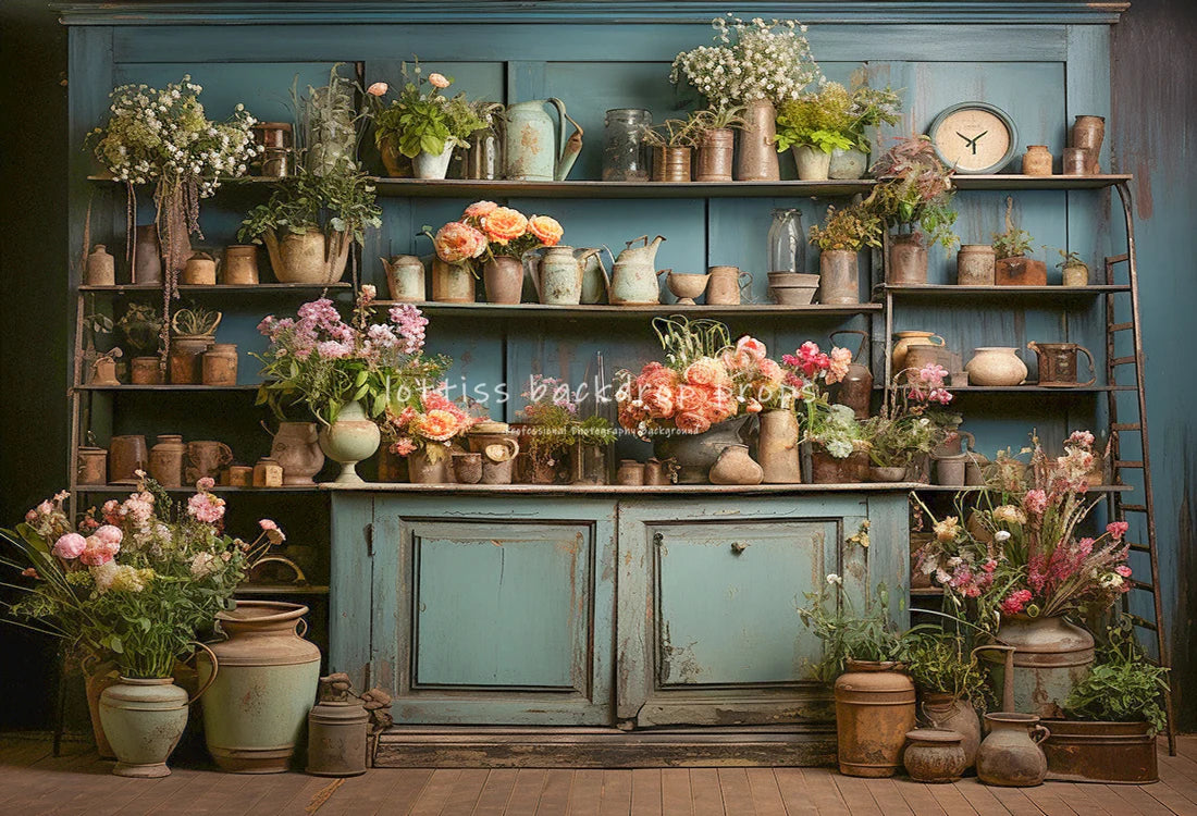 Spring Garden Floral Room Backdrops Kids Girl Photography Child Adult Photocall Plant Flower Door Backgrounds