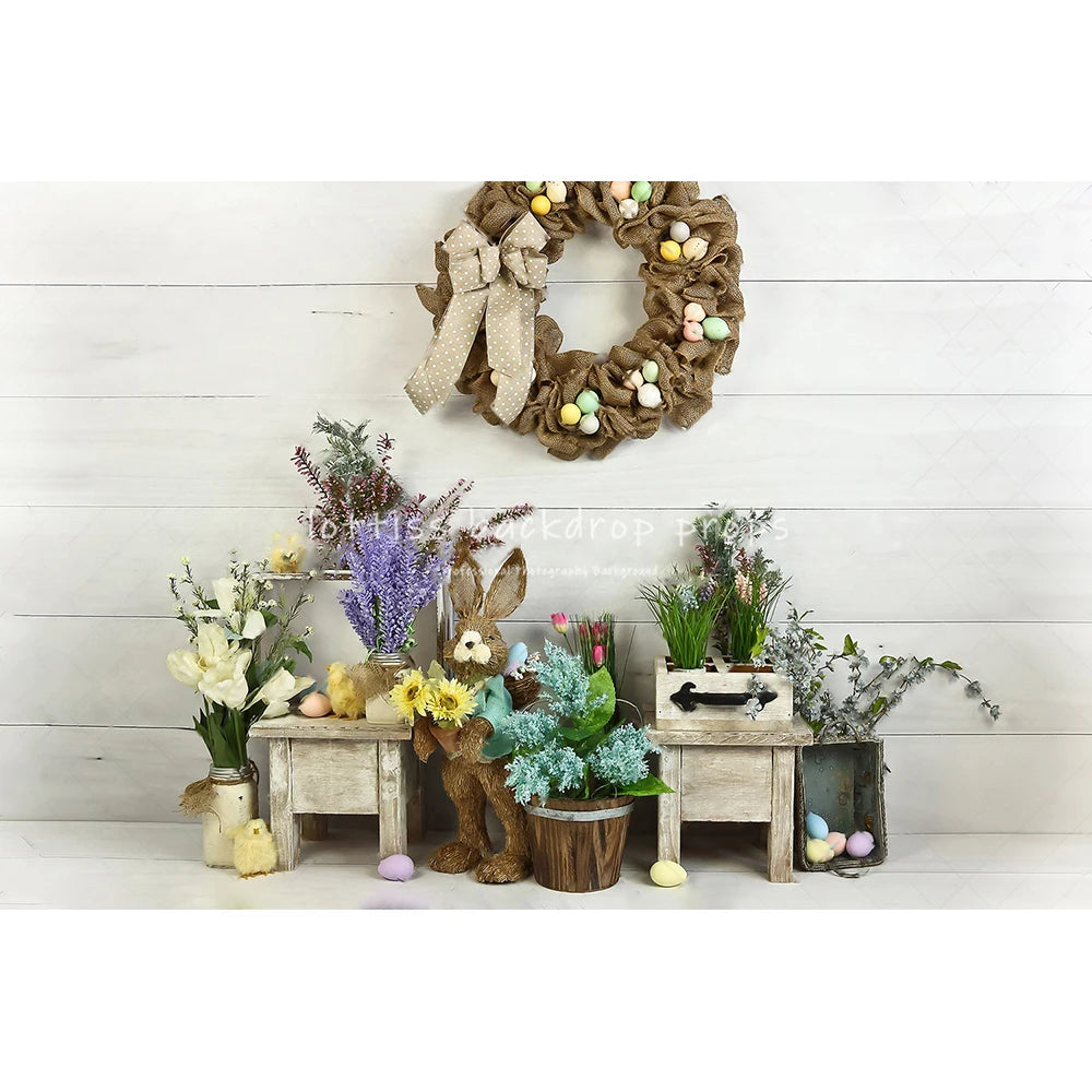 Spring Easter Backdrops Kids Baby Photography Props Child Adult Photocall Festival Eggs Forest Bunny Backgrounds