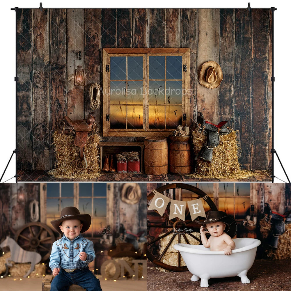 Old Time Station Room Backdrops Kids Adult Photography Props Child Baby Photocall Decor Boy Truck BIrthday Cake Smash Background