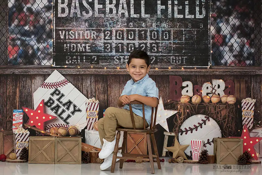 Strike Zone Photography Backdrop Baseball Sports Kids Baby Cake Smash Photocall Decors Child Adult Photo Studio Backgrounds