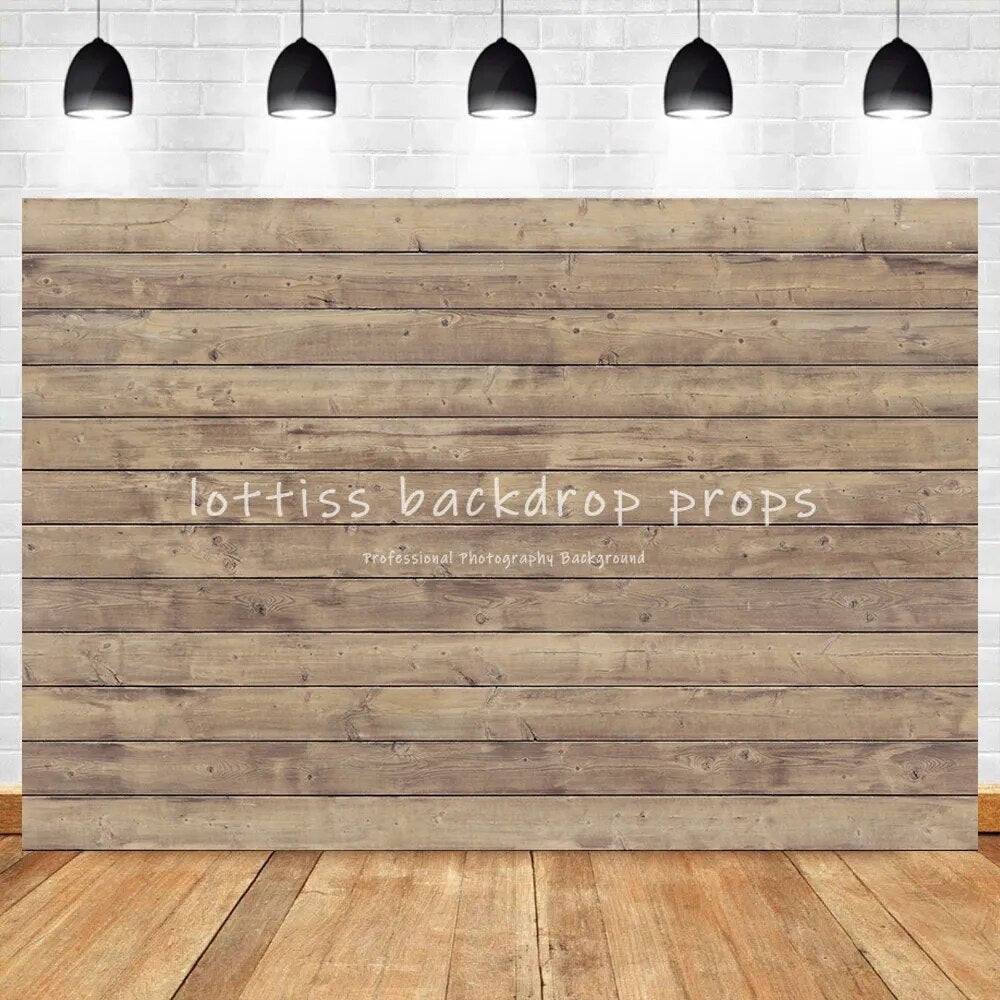 Brown Wood Floor Photography Background  Dark Brown Wood Board Prop Adult Kids Portrait Photocall Broken Wooden Wall Backdrops