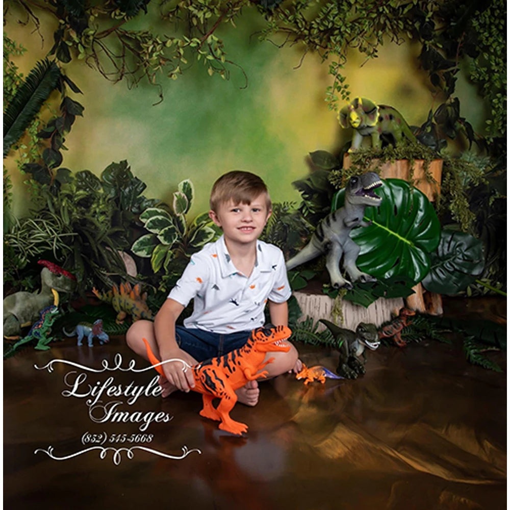 Jungle Story Animals Photo Background Tiger Elephant Decor Children Birthday Cake Smash Photography Backdrop Photo Studio Props