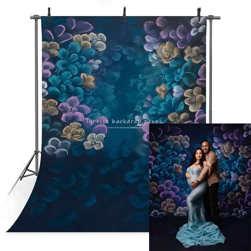 Adult Portrait Photography Floral Backdrops Child Girl Photocall Pregnant Photostudio Prop Spring Garden Flower Background