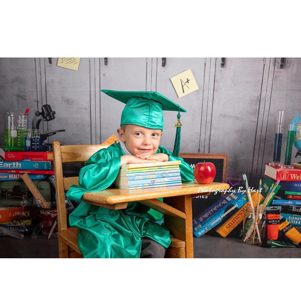 School Lockers Photography Backdrop Back to School for Kids Graduate Portrait Photo Studio Props Photo Background