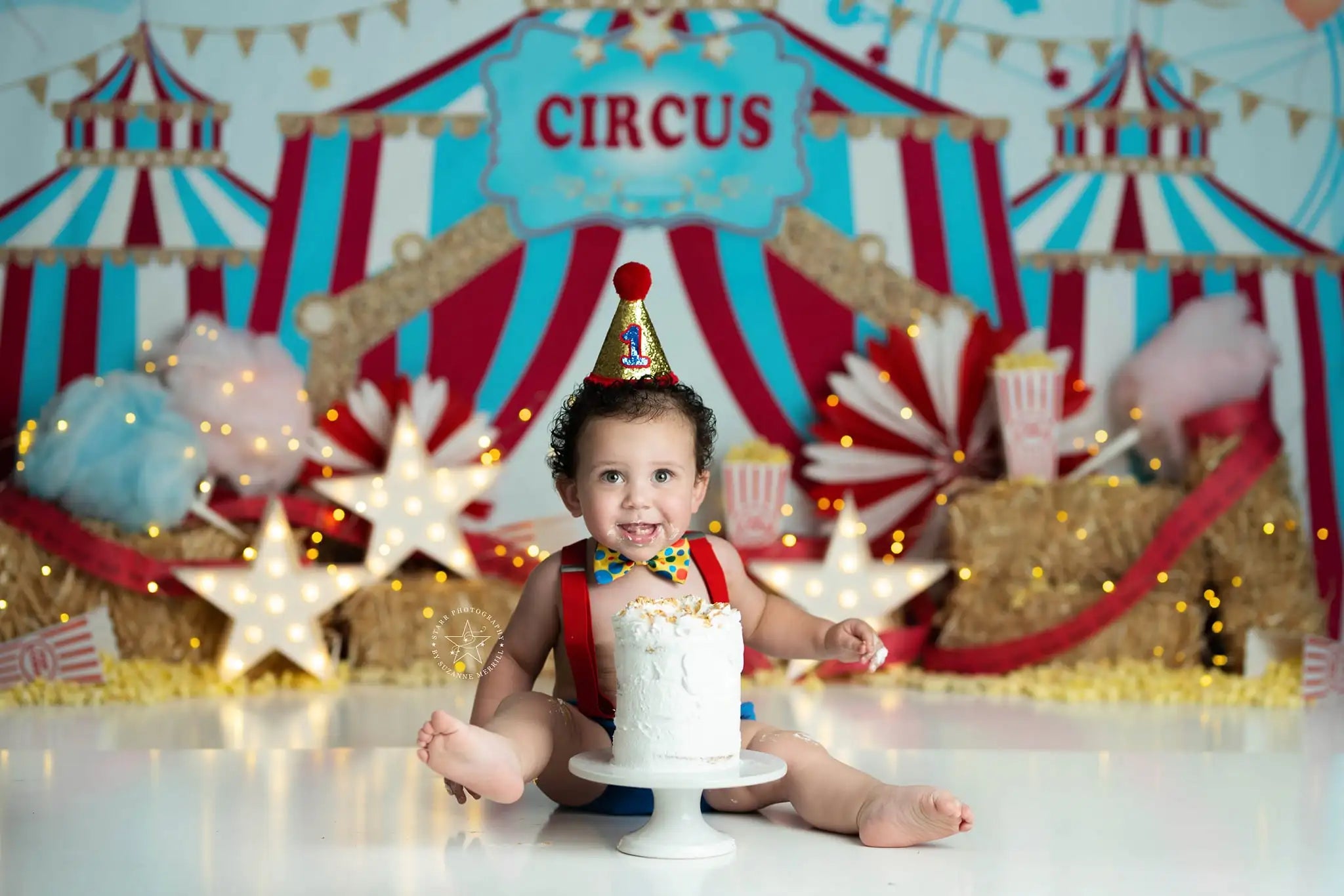 Circus Backdrops Kids Baby Photography Props Child Adult Photocall Decors Animals Tents Photocall Backgrounds