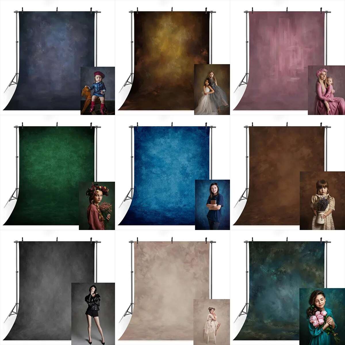 Abstract Photography Vinyl Backdrops Adult Kids Birthday Portrait Background Photo Studio Retro Texture Art Photocall Props