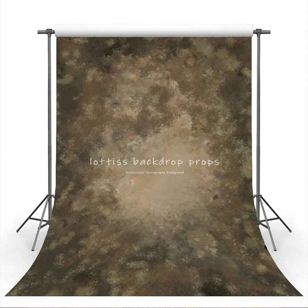 Art Abstract Floral Polyester Backdrop For Adult Portrait Photography Painting Flower Pregant Kids Newborn Photoshoot Background